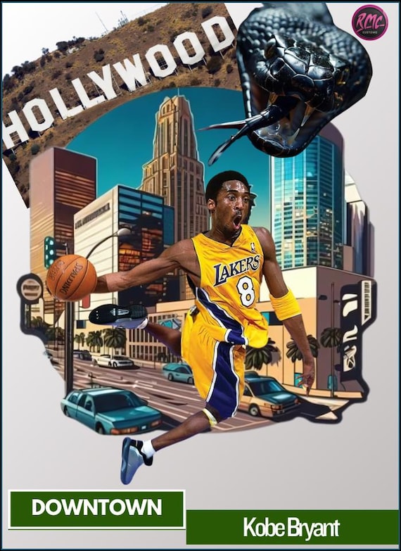 Kobe Bryant Downtown Custom Card - Etsy