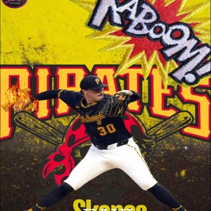 Paul Skenes Custom Kaboom-sportkaart