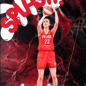 Aangepaste Caitlin Clark-sportkaart