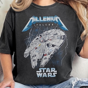 Retro Disney Star Wars Shirt, Disney Millennium Falcon Shirt, Vintage Star Wars Millennium Falcon Shirt, Disneyworld 2025 Shirts