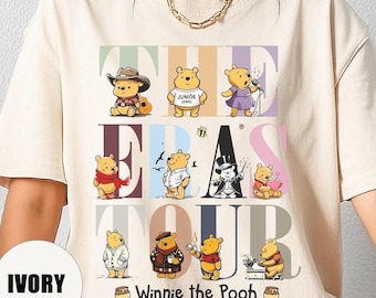 Comfort Colors® The Eras Tour Disney Shirt, Pooh and Friends Shirt, Retro Winnie the Pooh Shirt, Disney Family Shirt, Disneyworld Trip Shirt