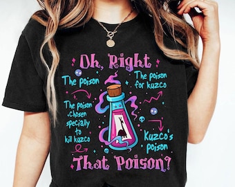 Vintage Oh Right That Poison Llama Poison For Kuzco Shirt, The Emperor's New Groove Disney T-shirt, Disneyland Trip, Funny Sweatshirt