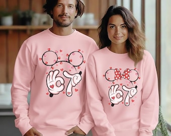 6 7 Mickey Valentine Shirt, Mickey Couple Shirt, Trendy 67 Shirt, Disney Couple Shirt, Mickey Ear 67 Matching Tee, 67 Valentine Shirt