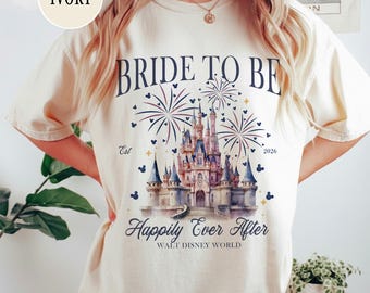 Camiseta personalizada de despedida de soltera de Disney, camiseta del equipo de novias, camiseta de Minnie Bride, camiseta del equipo de novias, equipo de novias de Magic Kingdom, camiseta de novias de Disney