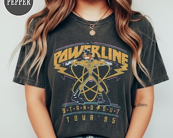 Camisa de colores cómodos de la gira Powerline de la película Goofy del 95
