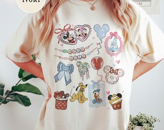 Coquette Bows Disney Animal Kingdom Comfort Colors Shirt, Disney Safari Mode Tee, Mickey & friends Leopard Bow shirt, Girly aesthetics shirt