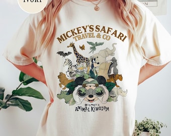Vintage Disney Animal Kingdom Shirt, Mickey And Friends T-shirt, Disney Safari Mode Tee, Disney Vacation Holiday, Disneyworld Trip Shirt