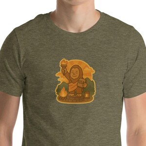 Bigfoot Statue t-shirt