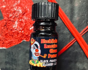 Blacklight Reactive Clown Poster  -  5ml perfume - Black Phoenix Alchemy Lab