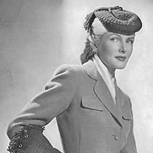 1940s Crochet Hat, Bag & Muff Pattern (PDF Download)