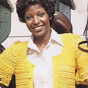 1970s Crochet Beach Duster Pattern: Vintage Swim Cover-Up (Bust 34-42) (PDF Pattern)
