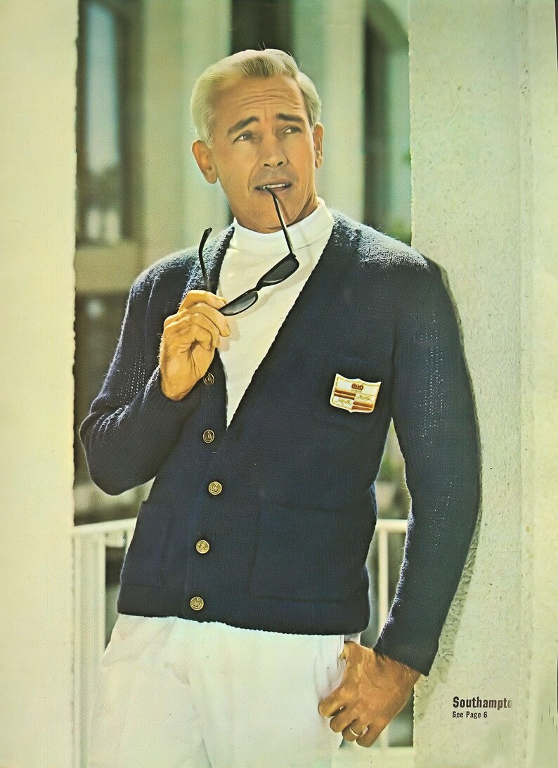 Vintage Knit~Crochet Patterns Cruise Wear 60/'s Dresses Suits Coat Cardigans Pullovers Evening Shells Instant PDF Download Reproduction