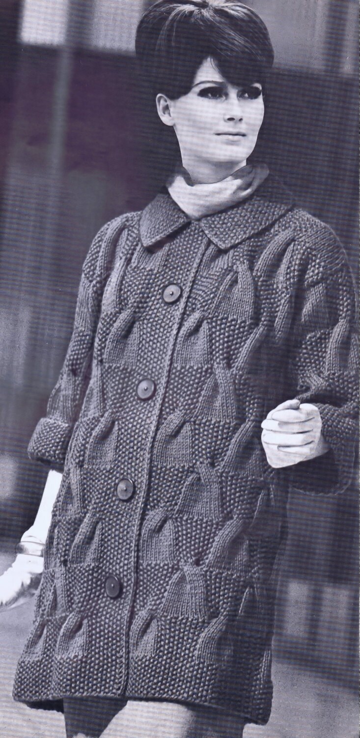 PDF Patterns Vintage Coats Cape Jackets Knitting Crochet Patterns ...