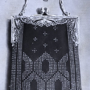 Vintage 1920s Beaded Bag Knitting & Crochet Patterns (PDF Download)