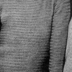 Vintage 60s Crochet Ribbing Dress Pattern: Bust 32-36 (PDF Download)