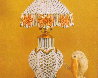 Vintage Macrame Home Decor Patterns: Lamp Shades, Wall Hangings (PDF Download)