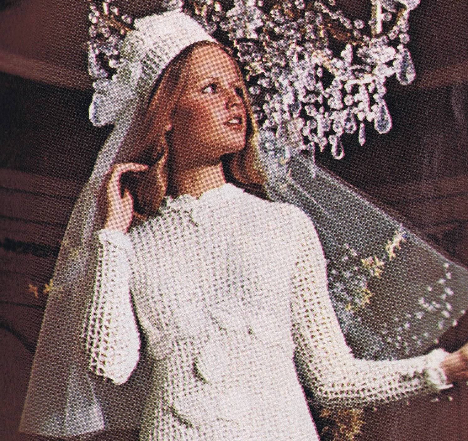 Vintage Irish Crochet Wedding Dress Pattern: Hat & Veil, Sizes 8-14 (PDF  Pattern) - Etsy Denmark