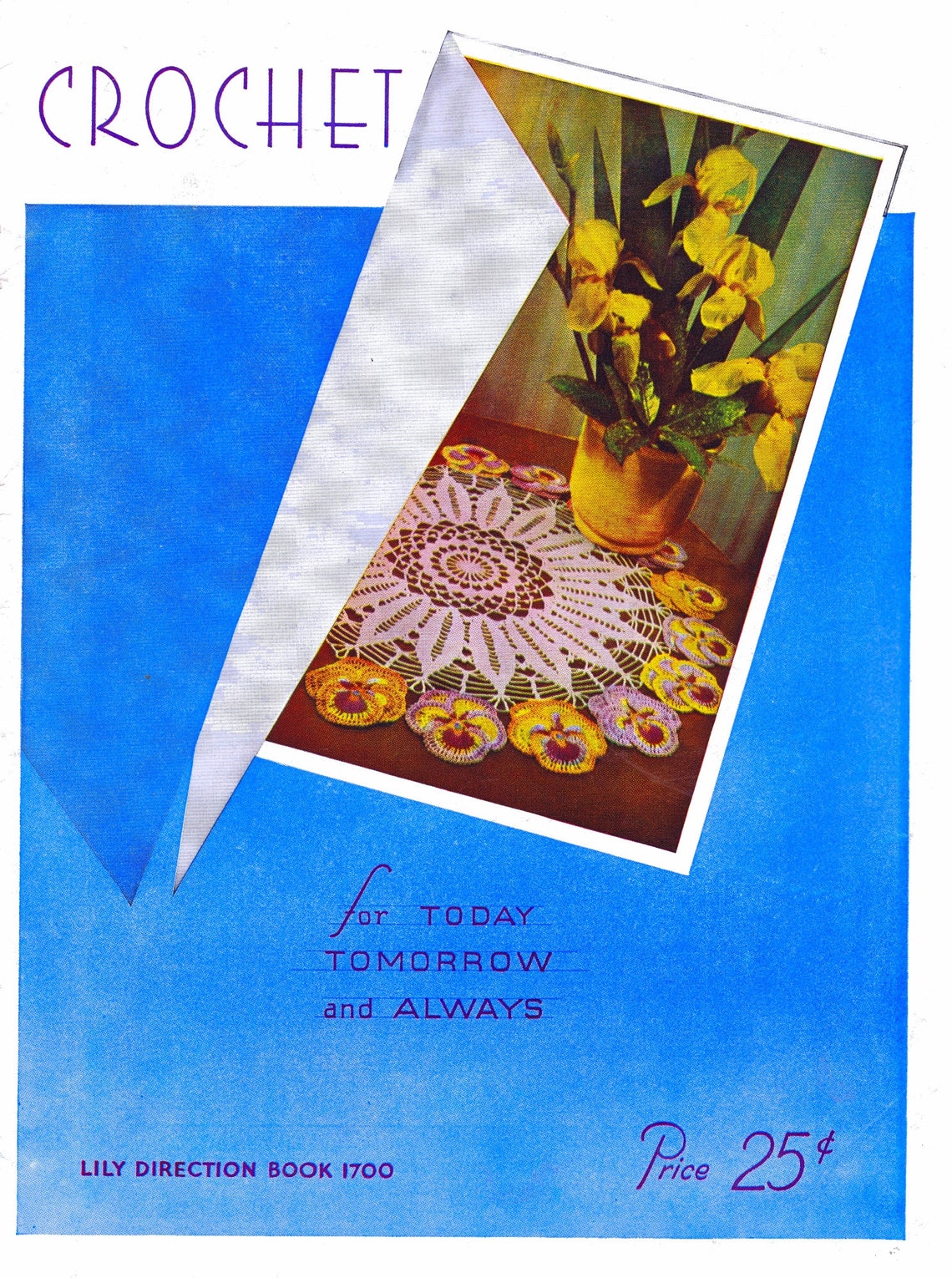 Vintage Crochet Lace PDF Patterns Midcentury Doilies Runners Etsy