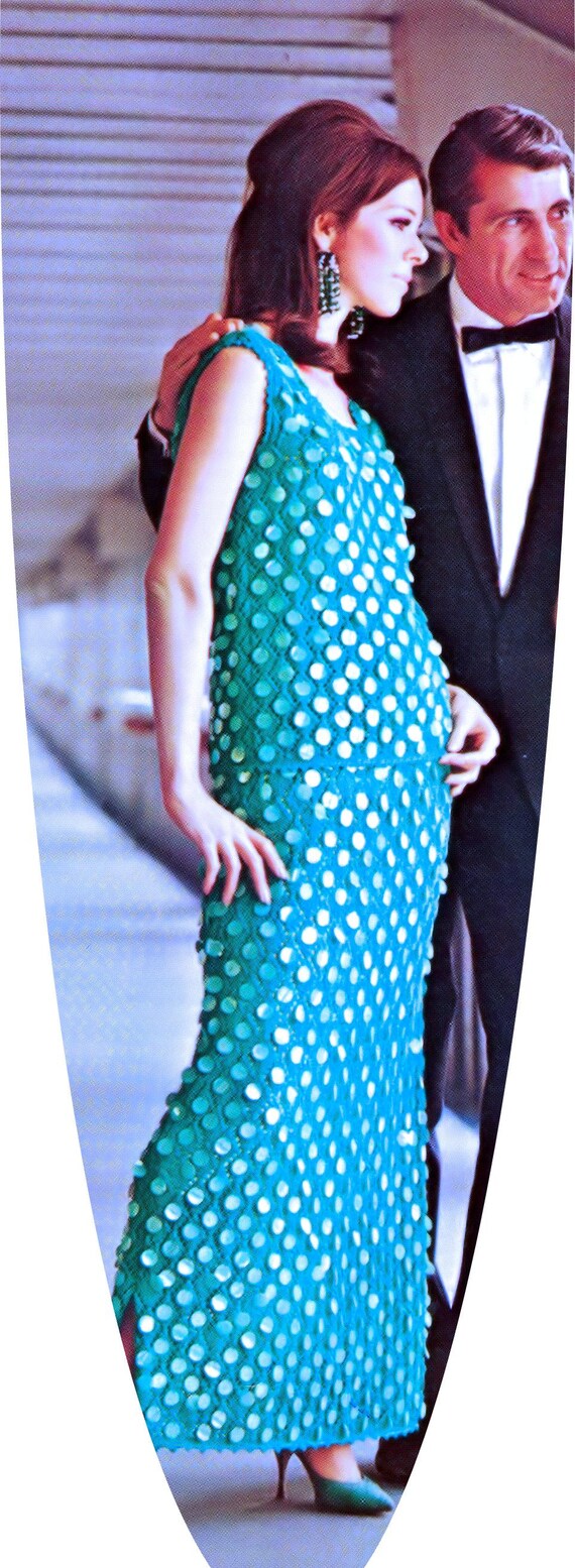 sixties evening dresses Vintage 1960s Evening Gowns Vintage 1960s Embellished Wiggle Dress/Gown Very Breezy