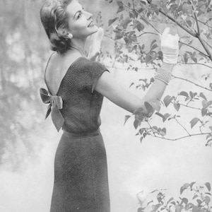1950s Knit & Crochet Patterns: Columbia Minerva Vintage Fashion (PDF eBook)