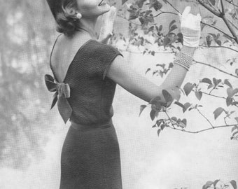1950s Knit & Crochet Patterns: Columbia Minerva Vintage Fashion (PDF eBook)
