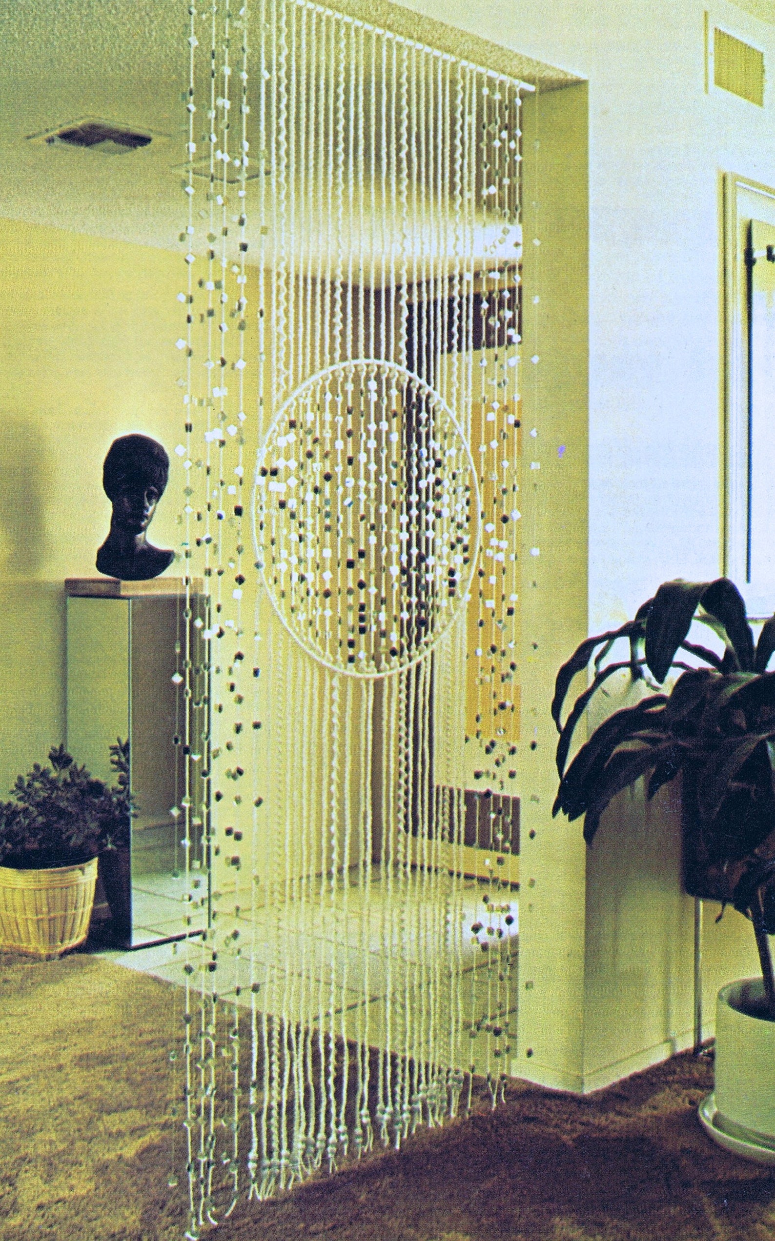 Room Divider Panel Macrame Pattern Vintage Boho Design Design Etsy