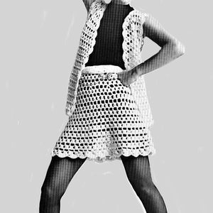 70s Crochet Vest and Skirt Patterns: Jack Frost Gypsy Collection II (PDF)
