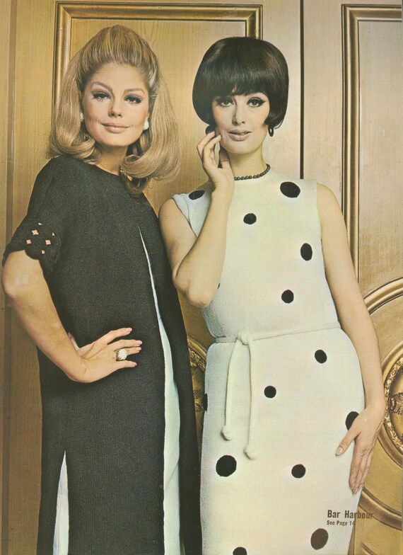 Vintage Knit~Crochet Patterns Cruise Wear 60/'s Dresses Suits Coat Cardigans Pullovers Evening Shells Instant PDF Download Reproduction