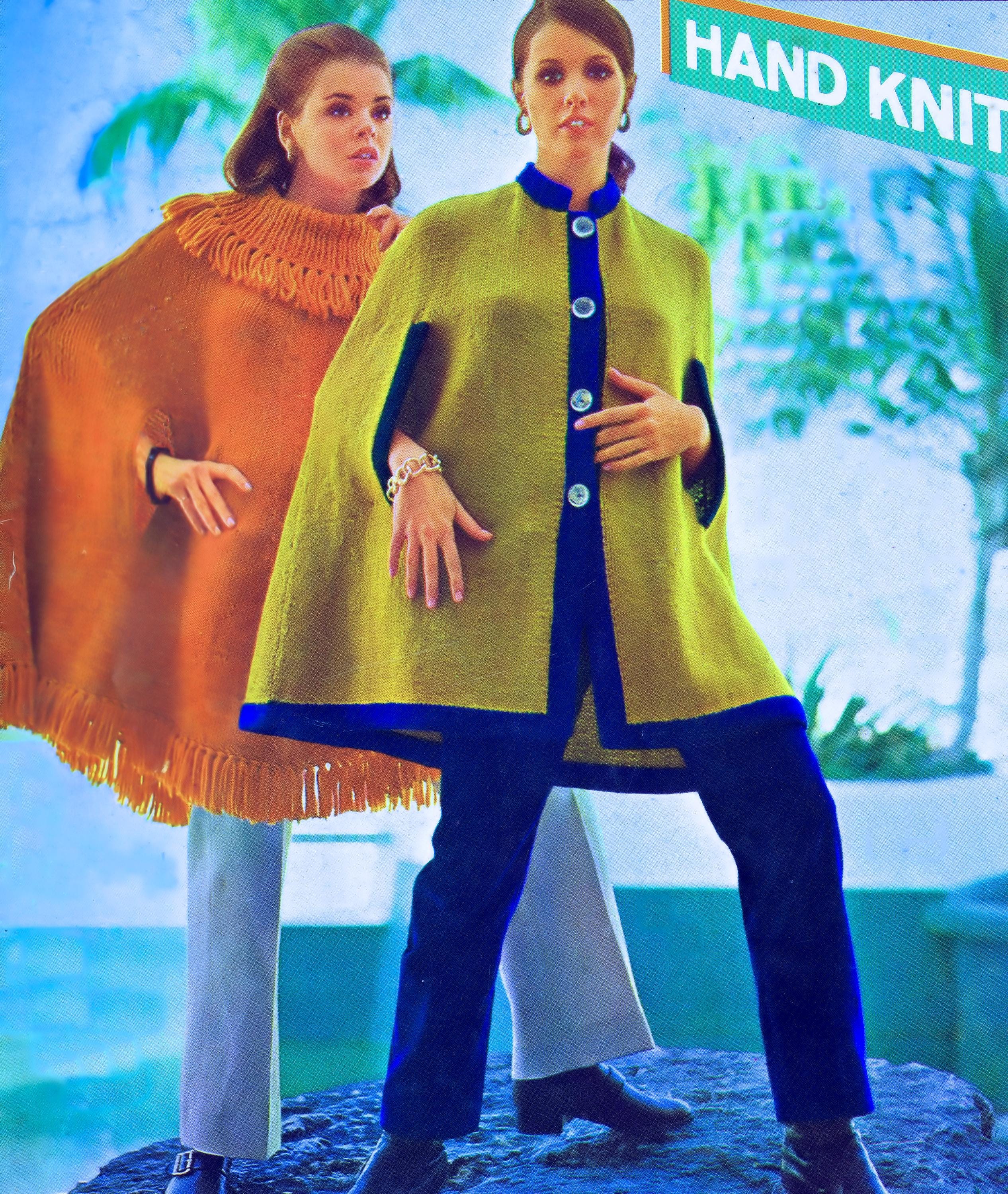 60s Poncho - Etsy