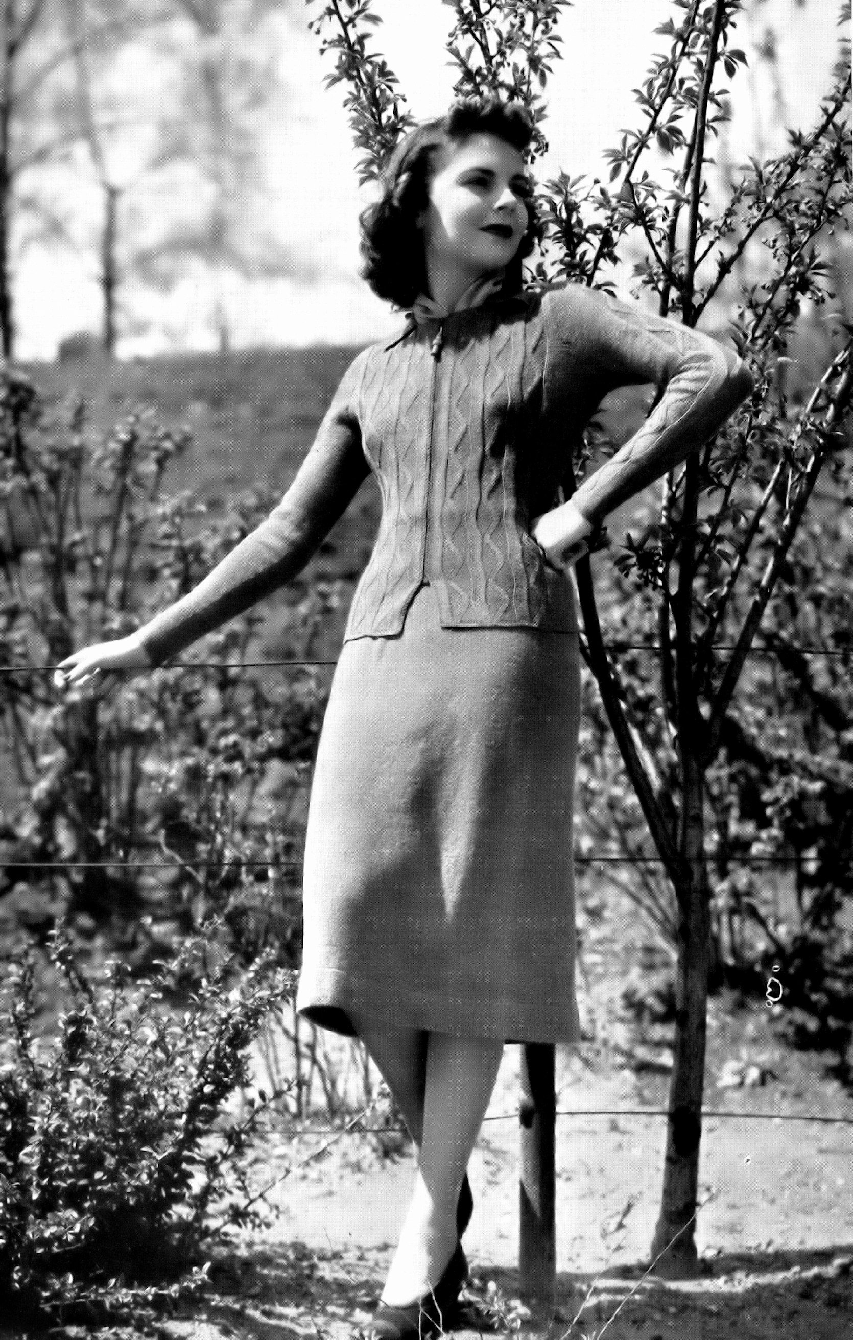 Knitting Patterns Vintage Suits Sweaters Dresses Bed Jacket Etsy