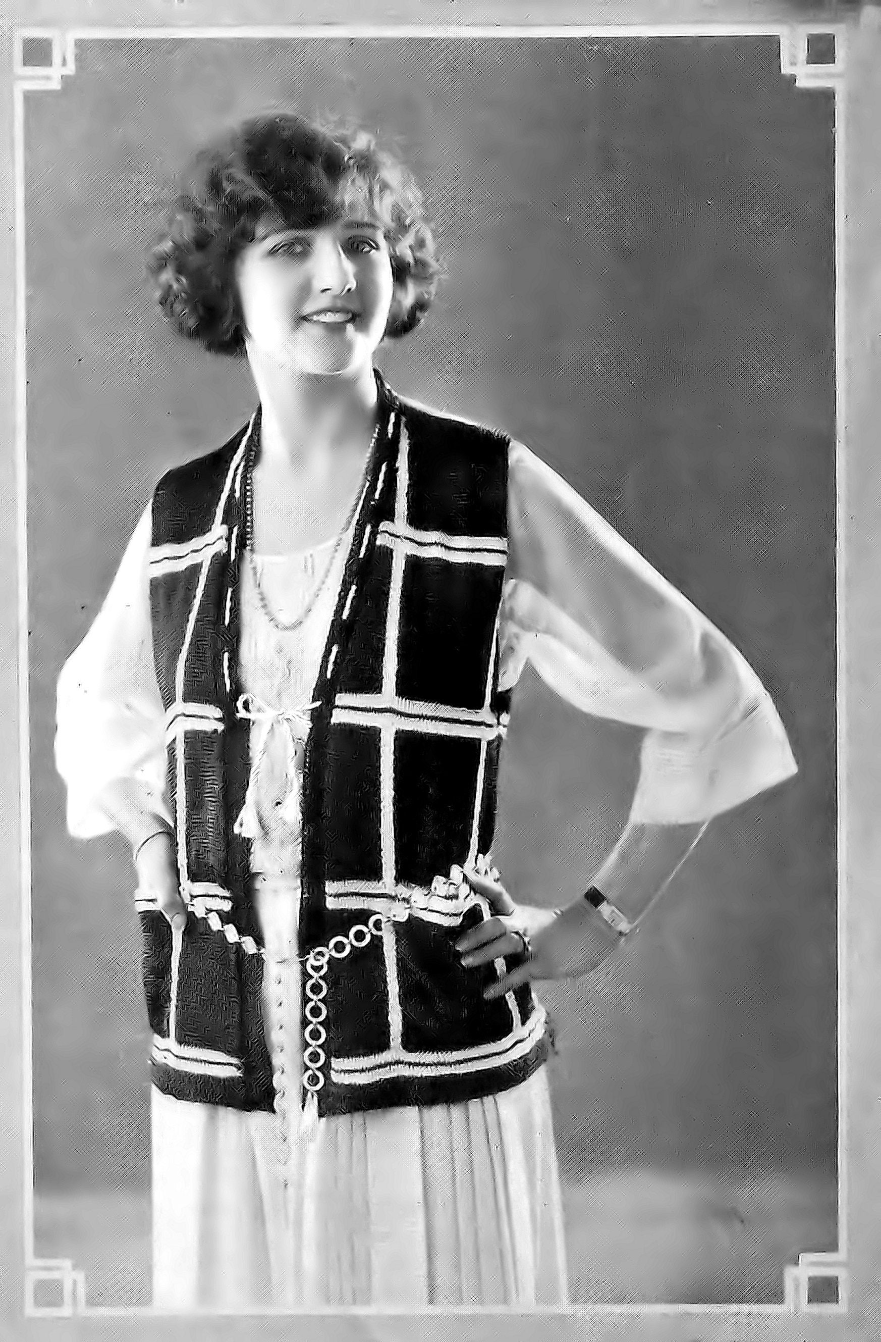 Vintage Knitting Patterns Vest Sweaters Jumpers 1920's Bust 3638 Inches PDF Pattern Vintage