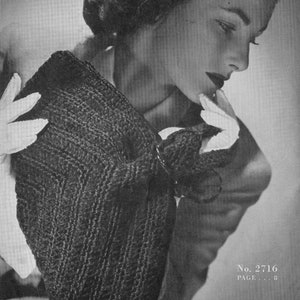 Vintage Crochet Patterns Hand Bag Purse Drawstring Pouch Shoulder Bag Pattern Book 219 Spool Cotton Company Instant PDF Digital Download