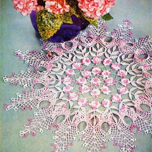Vintage Crochet Doilies PDF Pattern: Lily Mills 1950s Centerpieces (eBook)