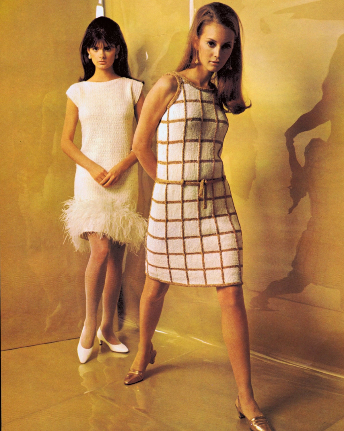 60s MOD Shift Dress Pattern McCALLS 8362 Cute Slim Dress Bust 31 Vinta – A  Vintage shop