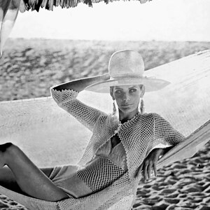 1960s Crochet Swimsuit Pattern, Open Weave Cover-Up (Bust 32-38) (PDF Pattern)