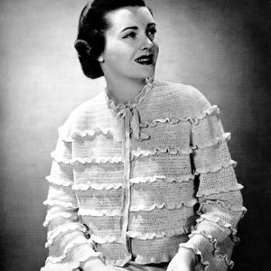 Knitting Patterns Vintage Suits Sweaters Dresses Bed Jacket 1930's Bust 35 Inches PDF Instant Download e-Pattern Book Digital Reproduction image 5