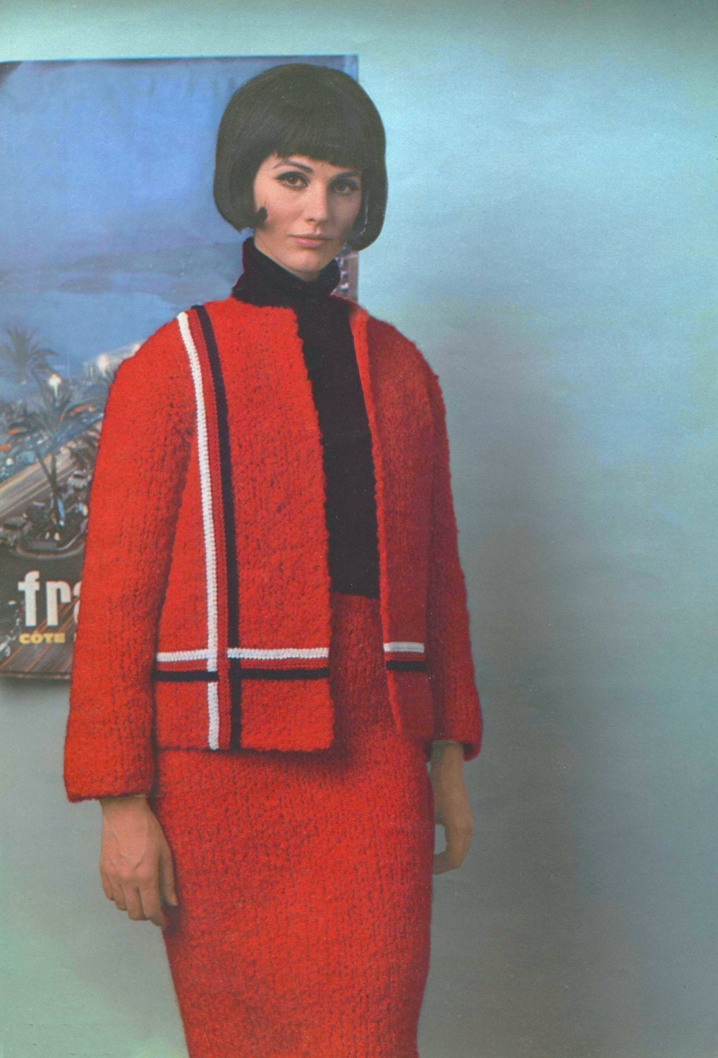Vintage PDF Knitting Patterns Dresses Suits Coats Sweaters Slip on Bust ...