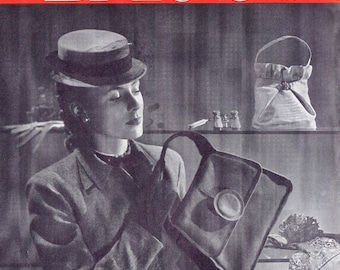 1940s Handbag Sewing Patterns: Spool Cotton Co. PDF Download