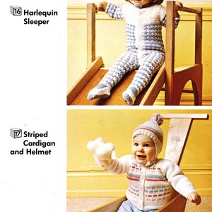 Vintage Knitting Crochet Pattern Wardrobe Christening Dress Blanket Puffed Sleeve Dress Pompon Booties Coveralls Columbia Minerva Book 792 image 3