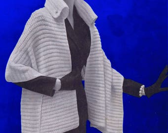 Vintage Stole Jacket Vintage PDF Knitting Pattern Size 20x60 Inches Instant Download Digital 1950's e-Pattern Download