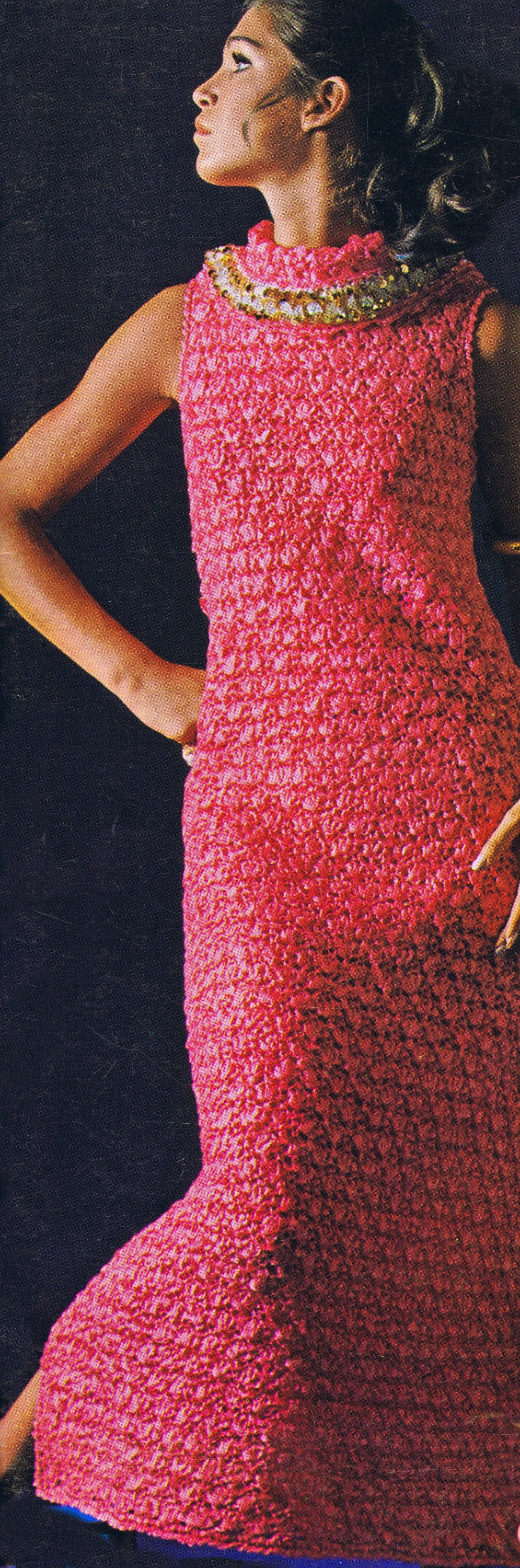 30 Maxi Dress Crochet Patterns to Make Stunning Handmade Outfits 15 Vintage 1960s Floor-Length Evening Gown