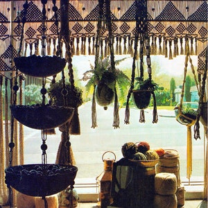 Vintage Macramé Pattern Collection: 1970s Home Decor (PDF Pattern)