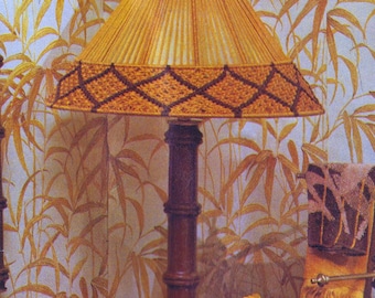 Vintage macramé tafellamppatroon jaren 70: retro woondecoratie (digitale pdf)