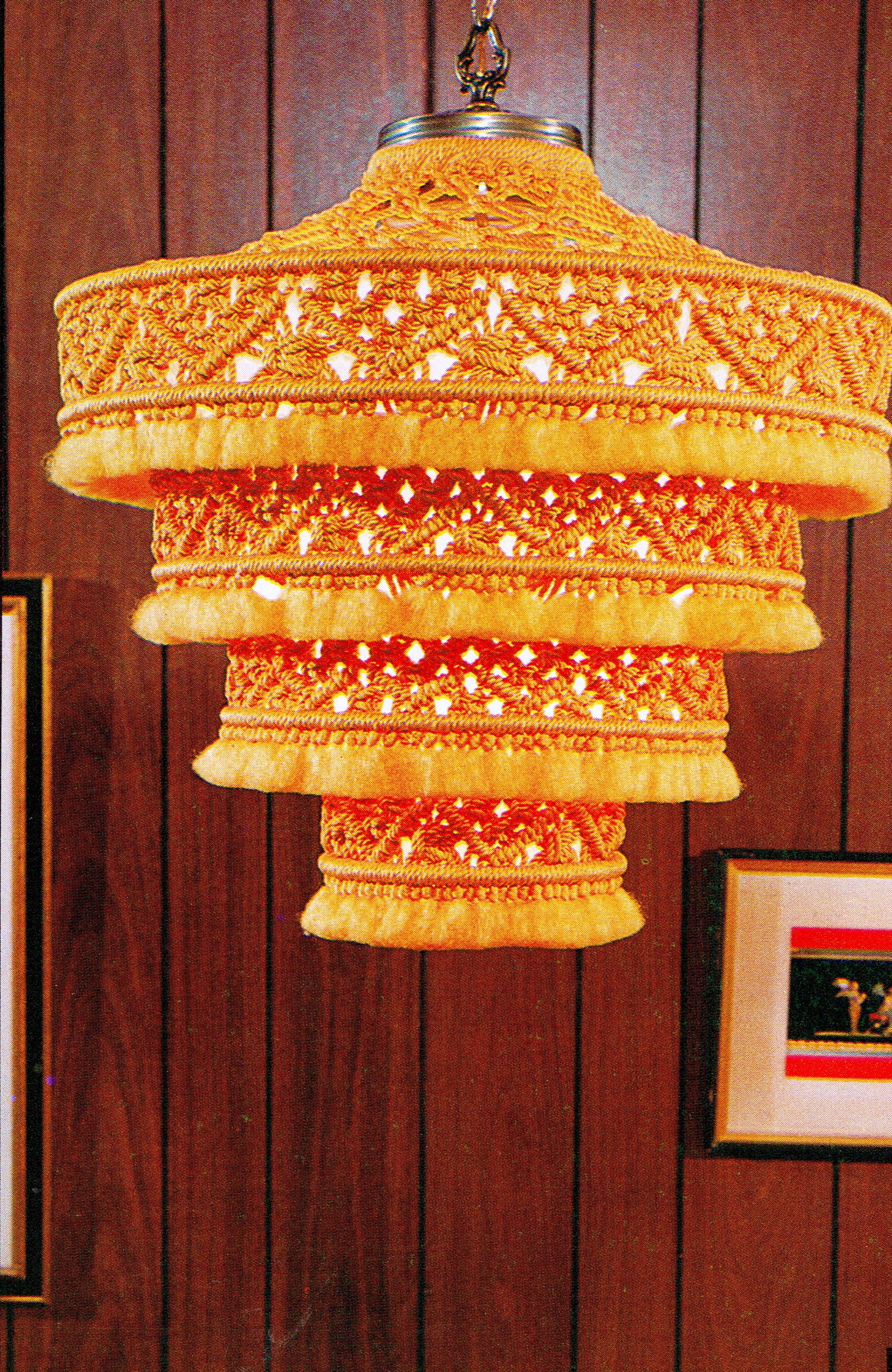 Vintage 1970s lampshade - Etsy 日本