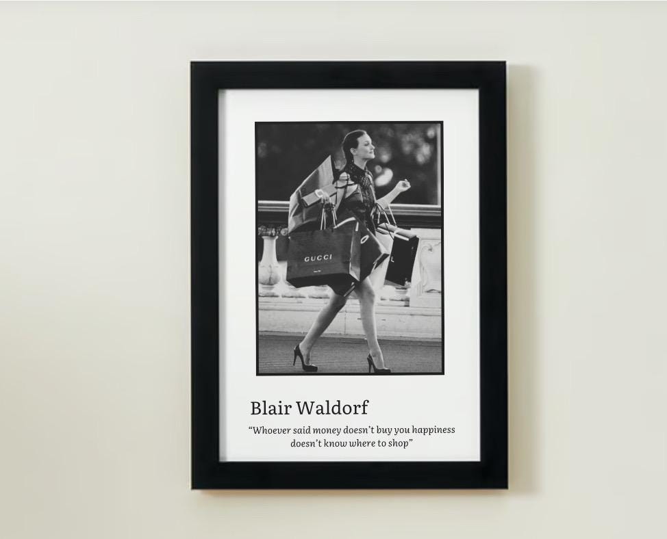 Gossip girl wall art - Etsy 日本