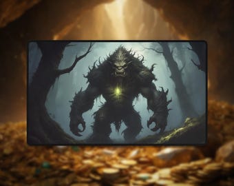 Swamp Troll Playmat: TCG Desk Mat - 23.6" x 13.8"