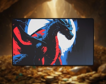 Tarkir Dragonstorm Playmat: Jeskai MTG TCG Desk Mat
