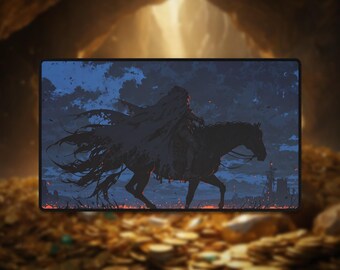 Headless Horseman Playmat: TCG Desk Mat with Stitched Edges