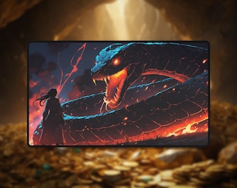 Anime Serpent Playmat: TCG MTG Desk Mat
