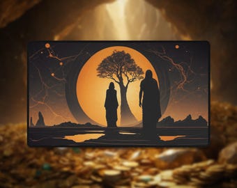 Mystical Portal Playmat: TCG Desk Mat - Arcane Gateway Design